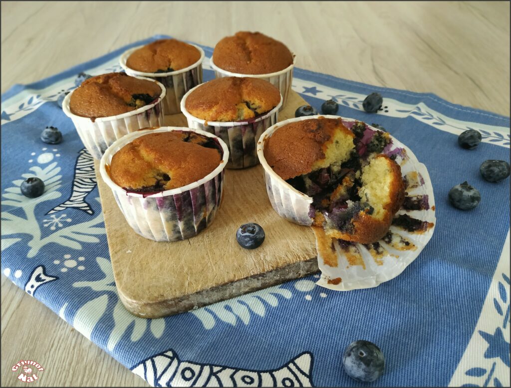 Muffins myrtilles au mascarpone 2