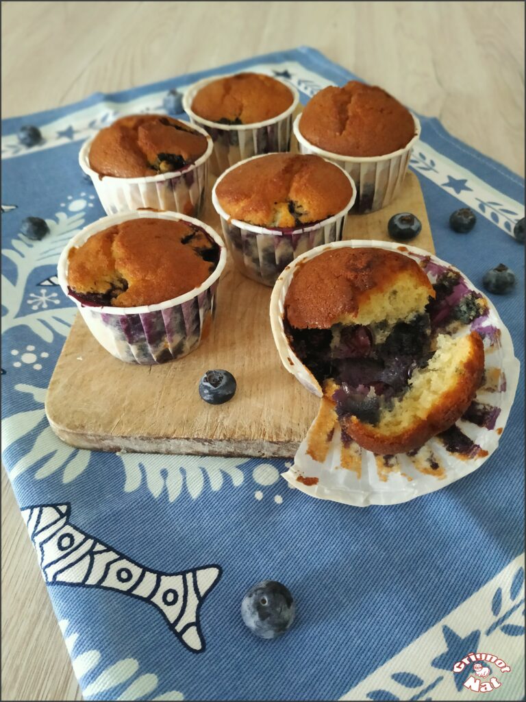 Muffins myrtilles au mascarpone