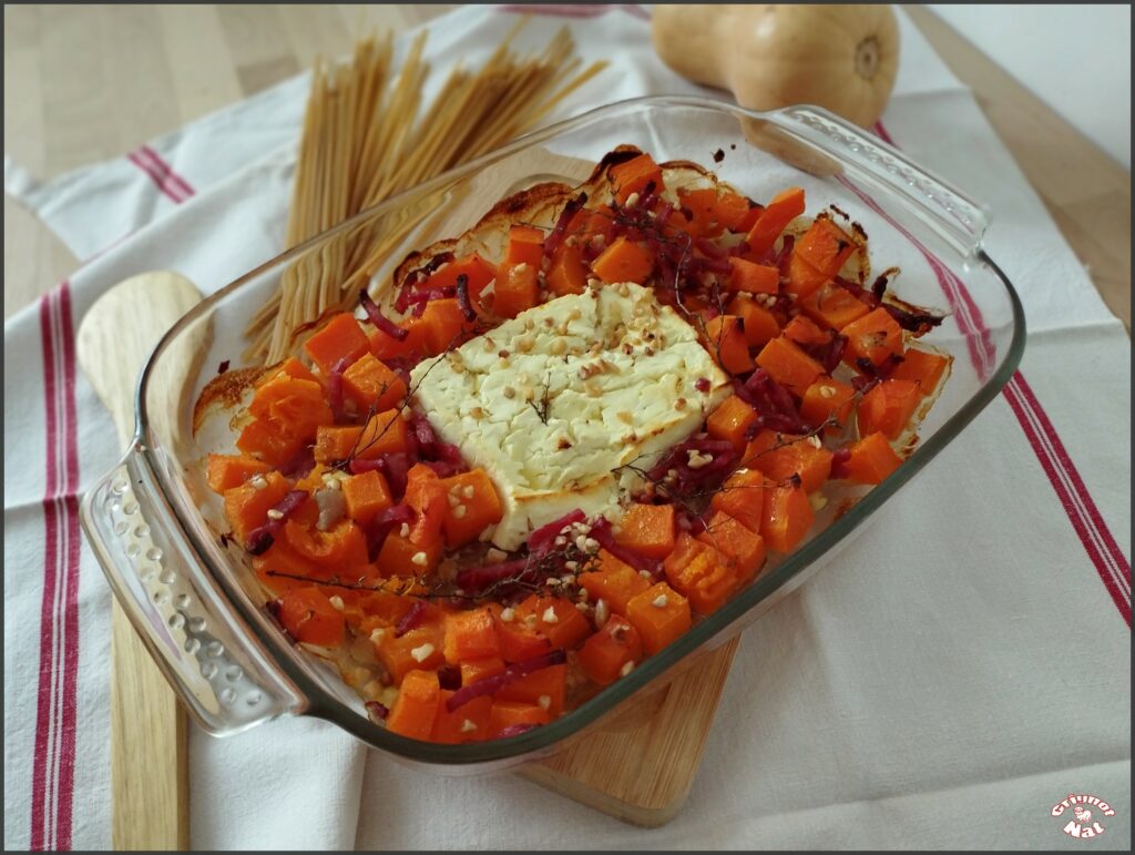 pâtes au butternut et feta rôtis 2