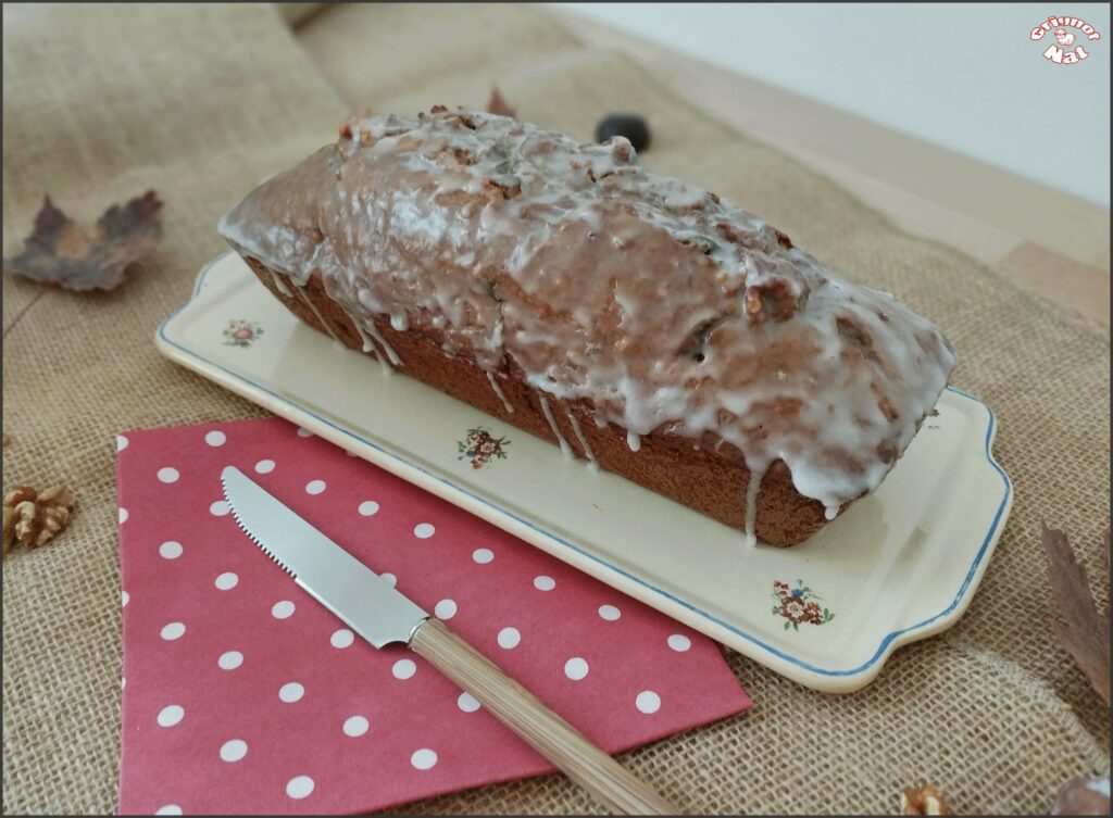 cake aux noix raisins secs et compote de pommes 2