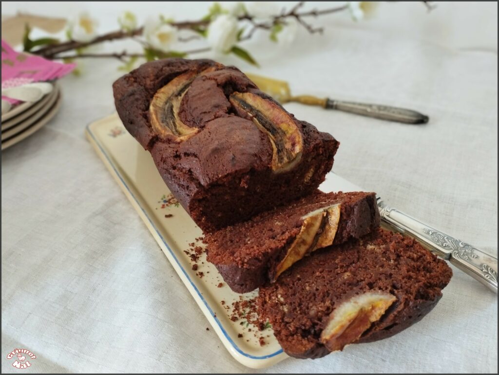 banana bread au chocolat