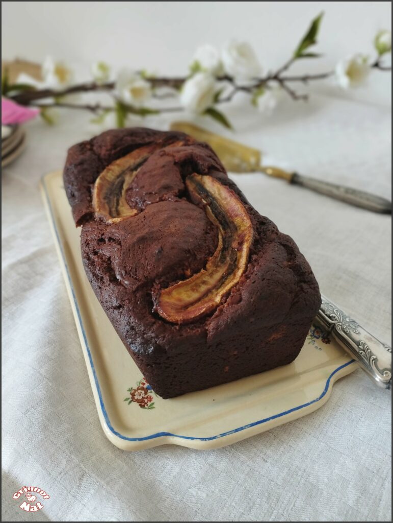 banana bread au chocolat