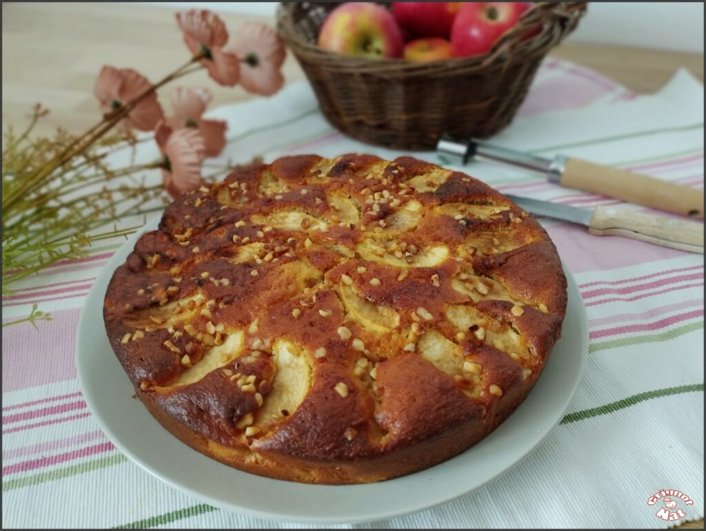 gâteau pommes noisettes 2