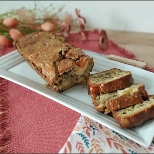 cake aubergine pesto et mozzarella