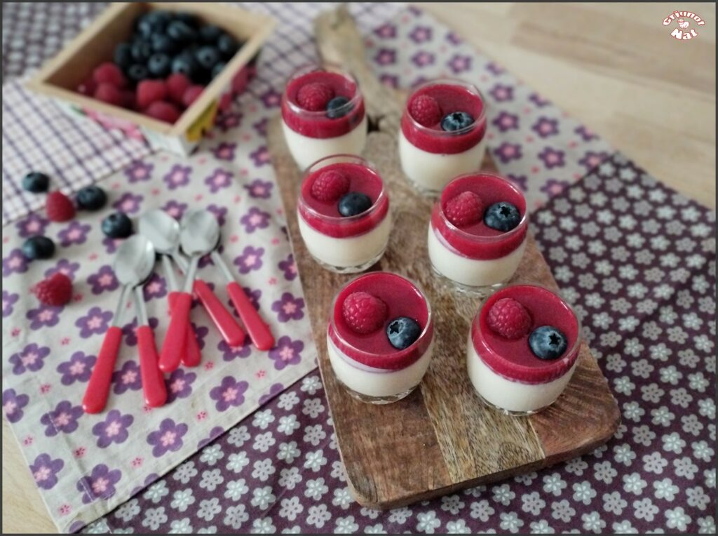 panna cotta chocolat blanc et fruits rouges 2