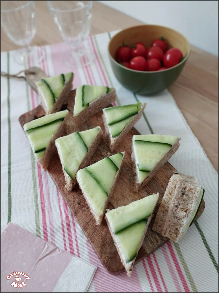 mini sandwichs thon et concombre