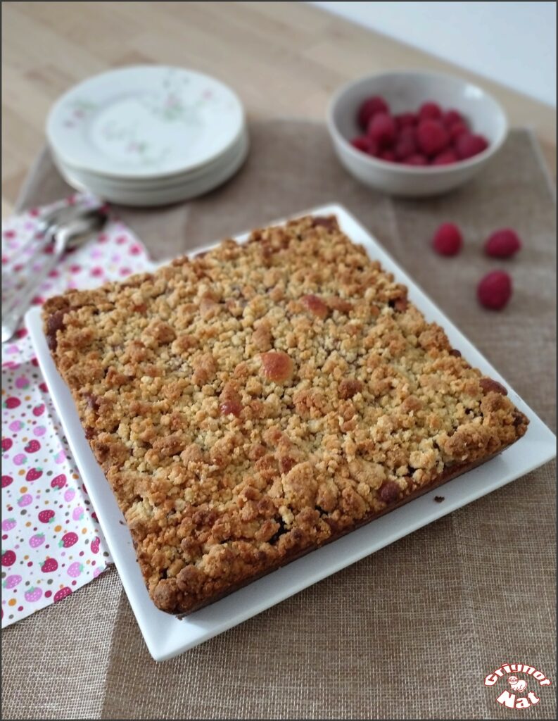 crumbcake aux framboises