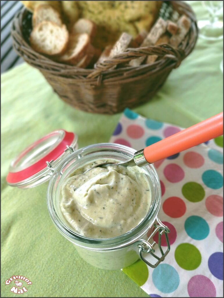 tartinade de courgette à la menthe