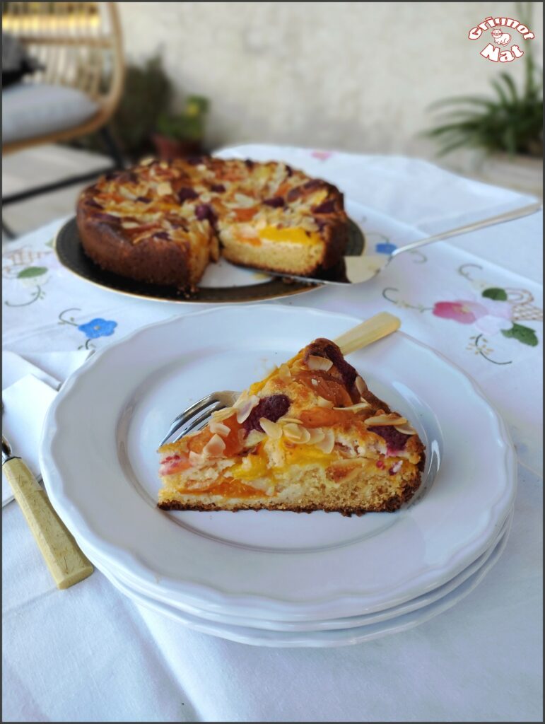 gâteau au mascarpone et fruits d'été