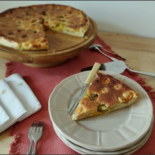 tarte aux prunes et amandes