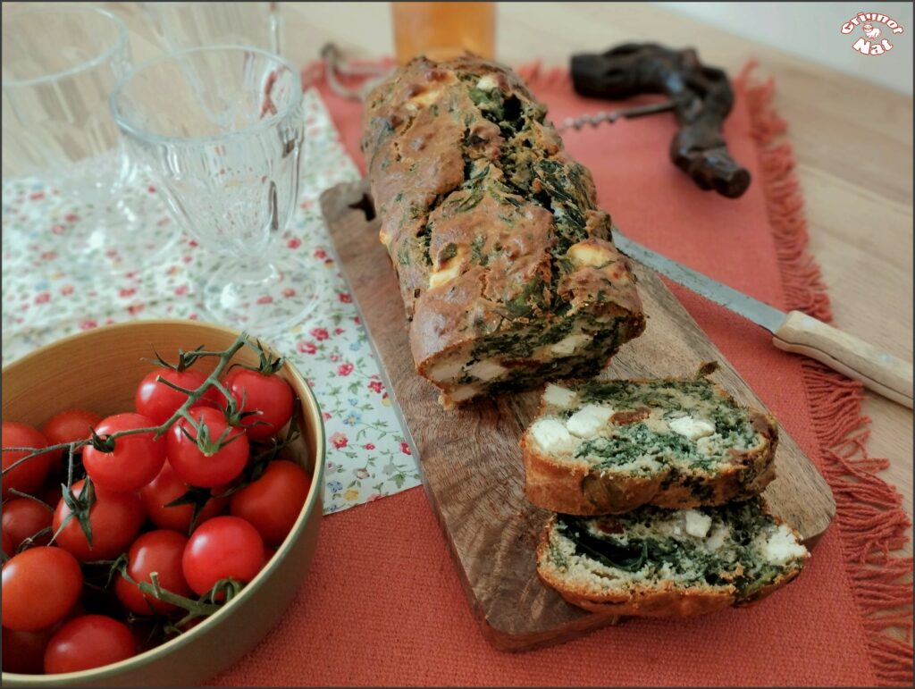 cake épinards feta et tomates séchées 2