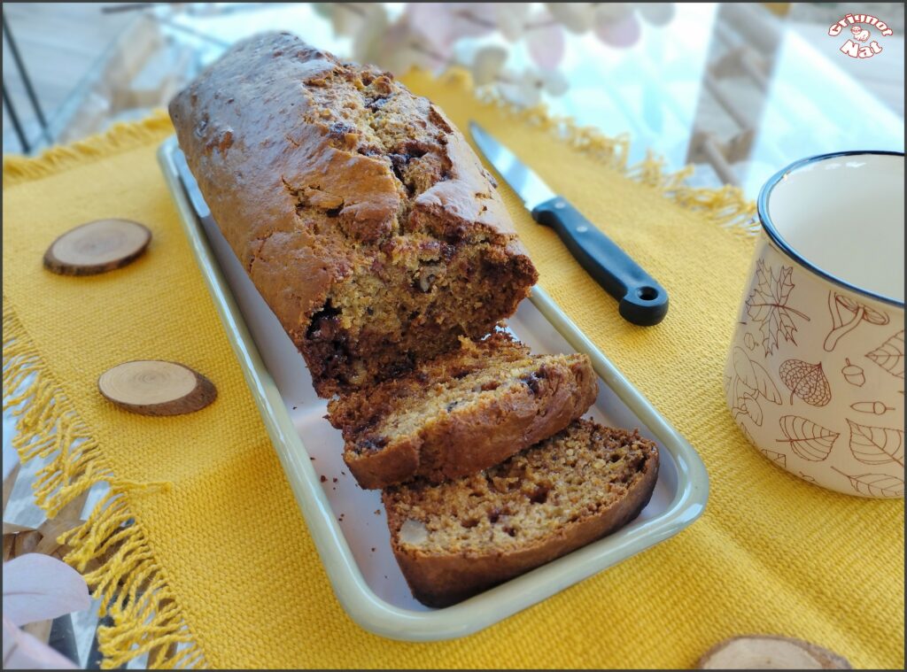  cake banane noix et chocolat 2