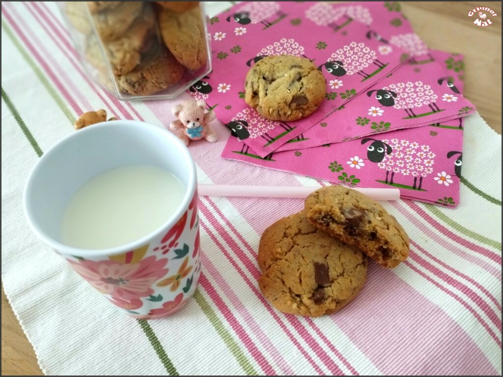 cookies au beurre de cacahuètes et pépites de chocolat 2