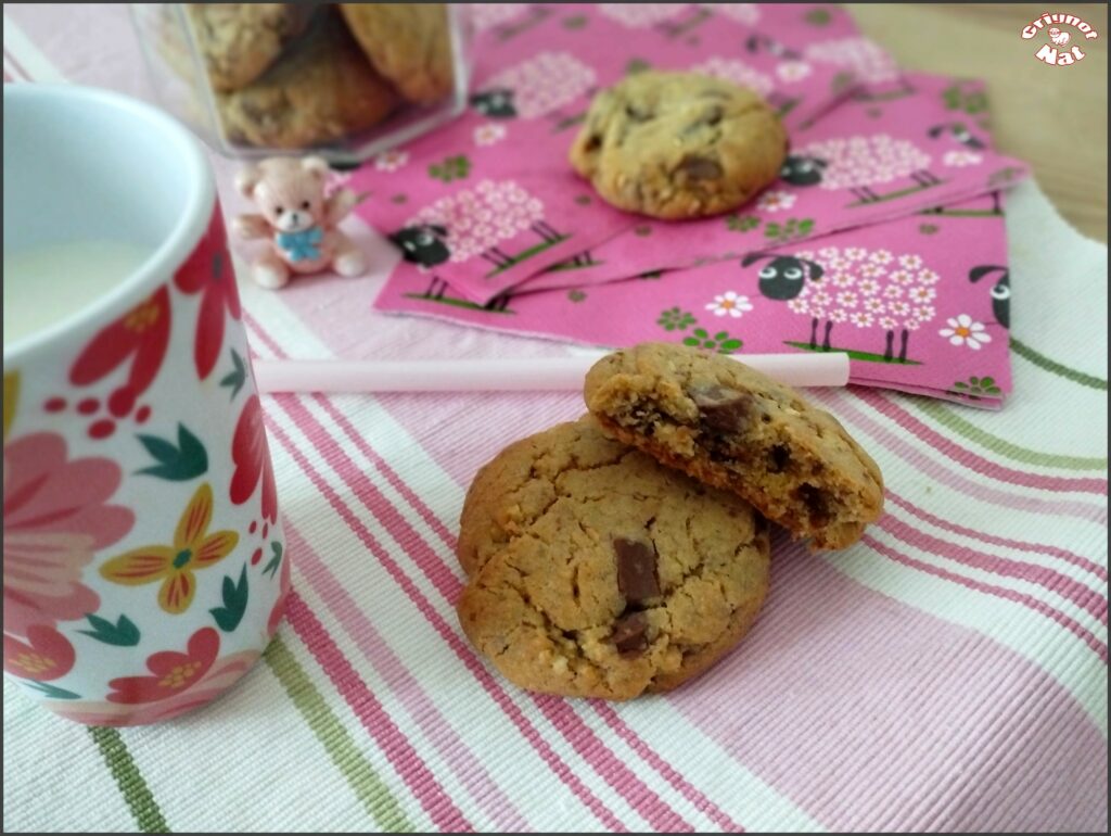 cookies au beurre de cacahuètes et pépites de chocolat 3