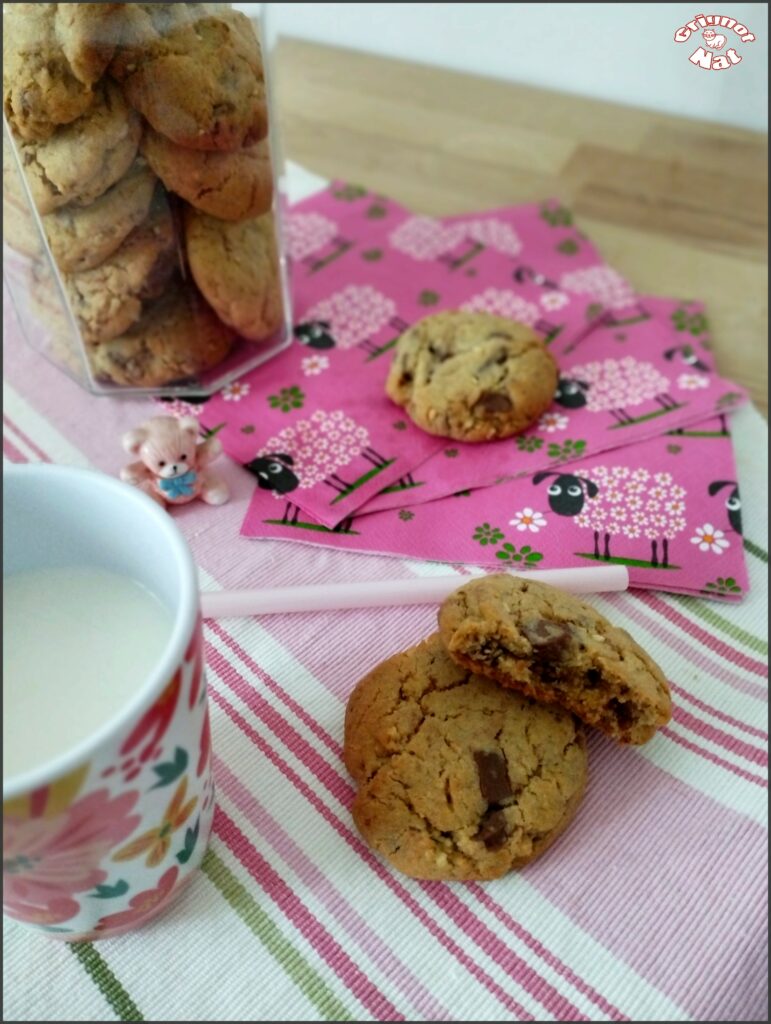 cookies au beurre de cacahuètes et chocolat 