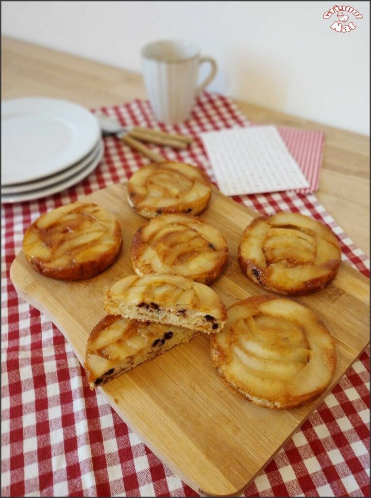 moelleux poires caramel et pépites de chocolat