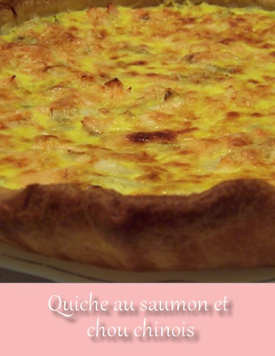 quiches saumon chou chinois