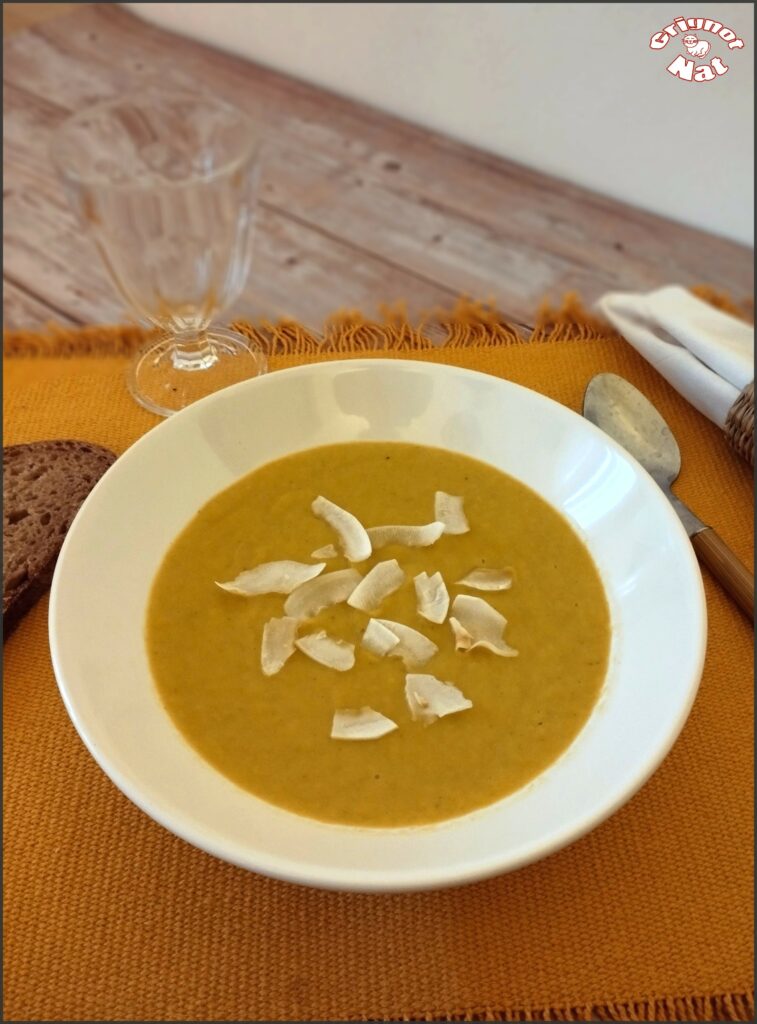 soupe patate douce poireaux et crème de coco