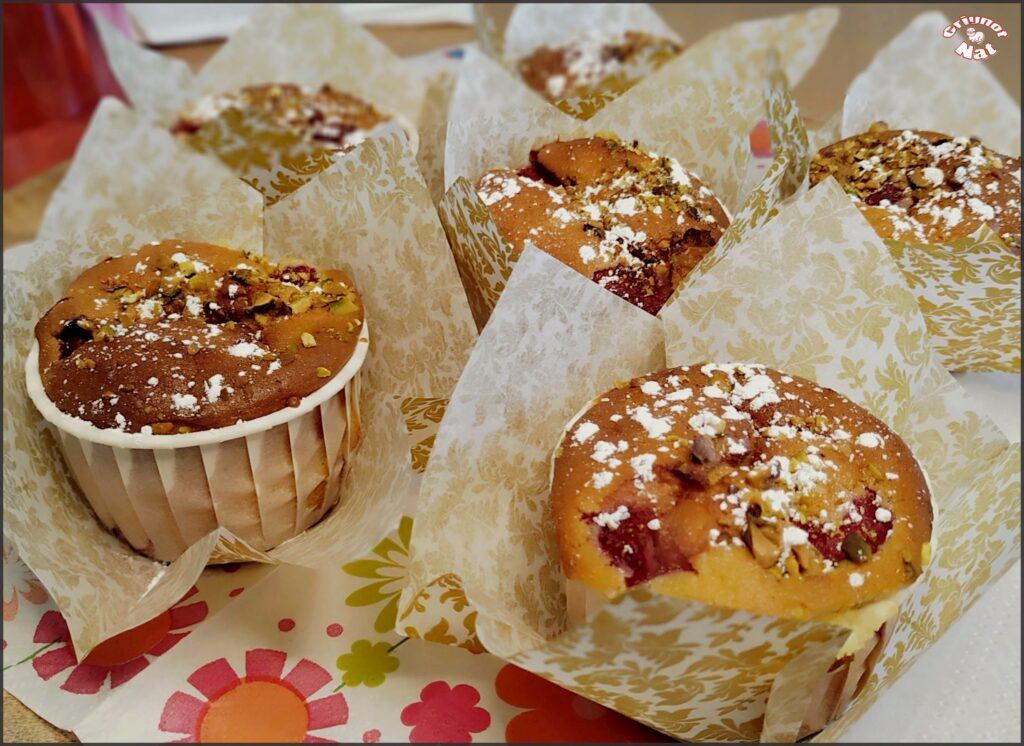 muffins aux framboises et aux pistaches 2