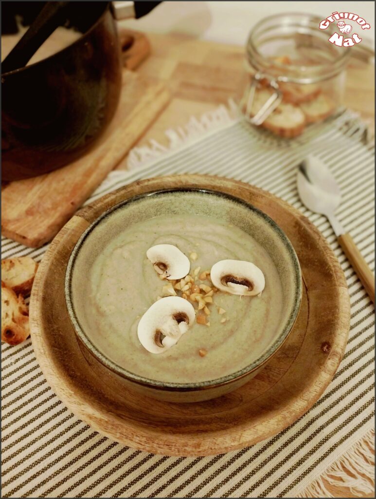 soupe de chou-fleur et champignons