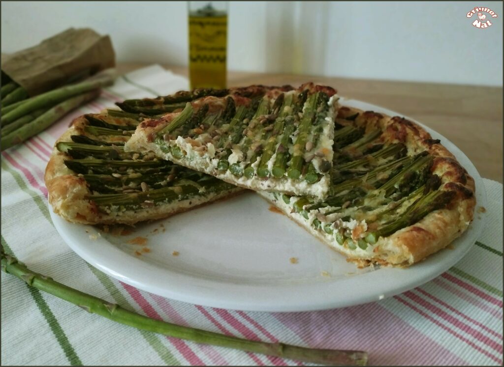 tarte fine aux asperges vertes rôties 3