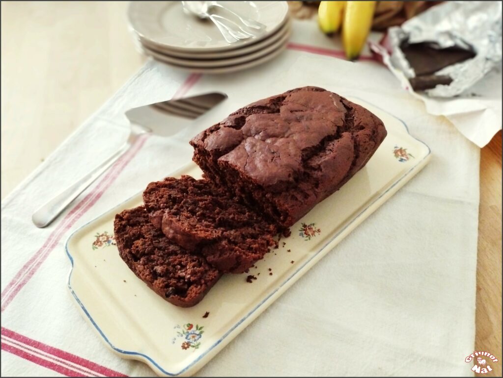 cake chocolat et banane 2