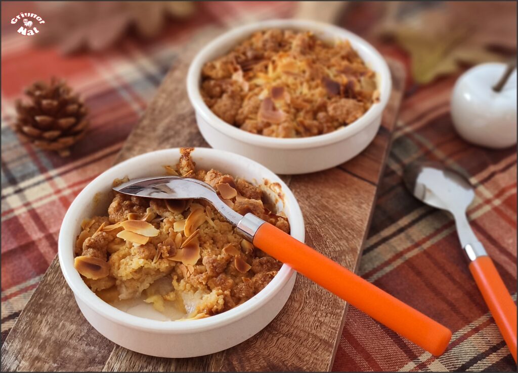 crumble aux poires au Airfryer 2