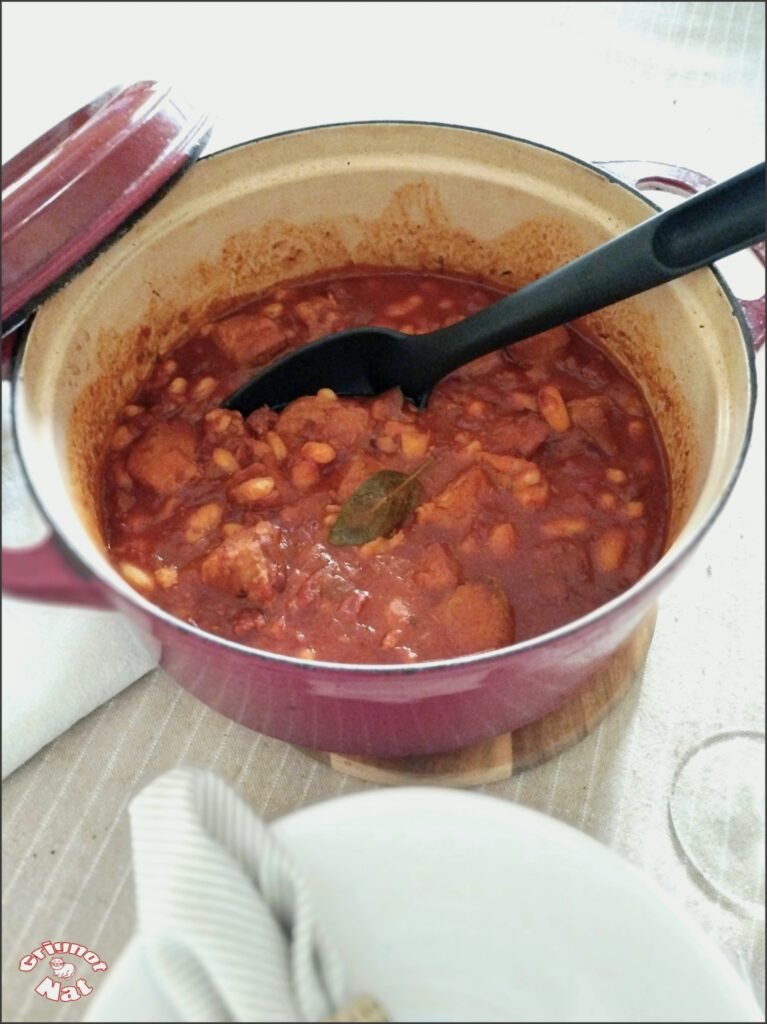 mijoté de porc au chorizo et haricots blancs