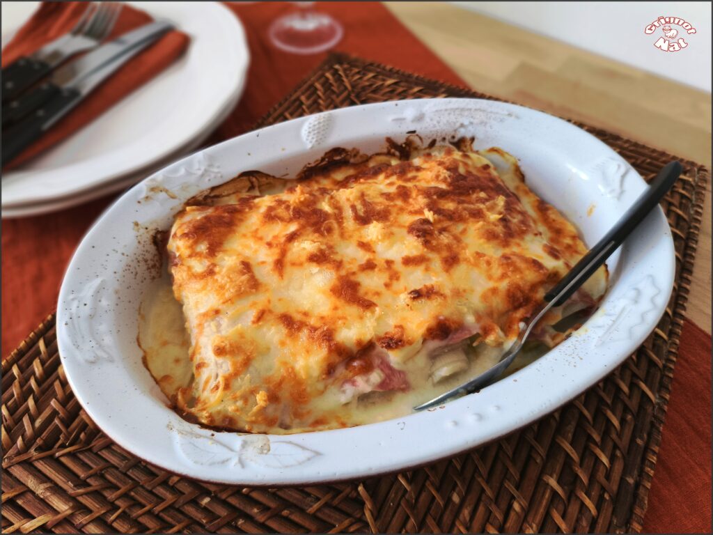 poireaux au jambon et à la béchamel light 2