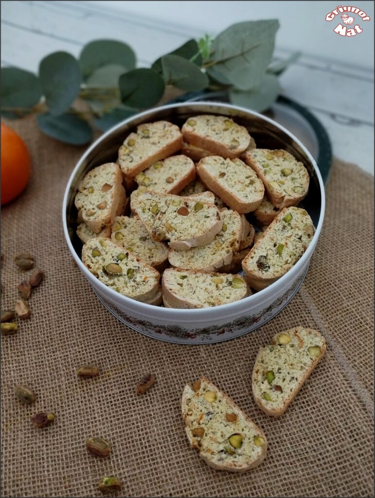 biscotti aux pistaches et à l'orange