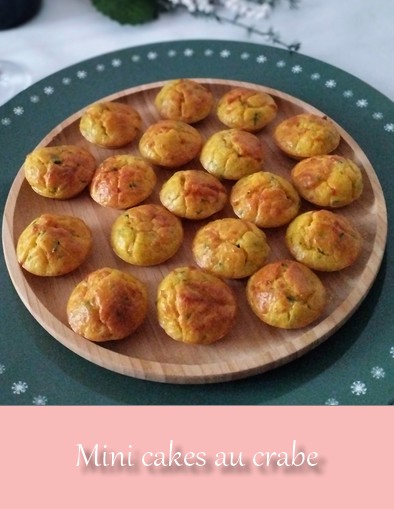 mini cakes au crabe