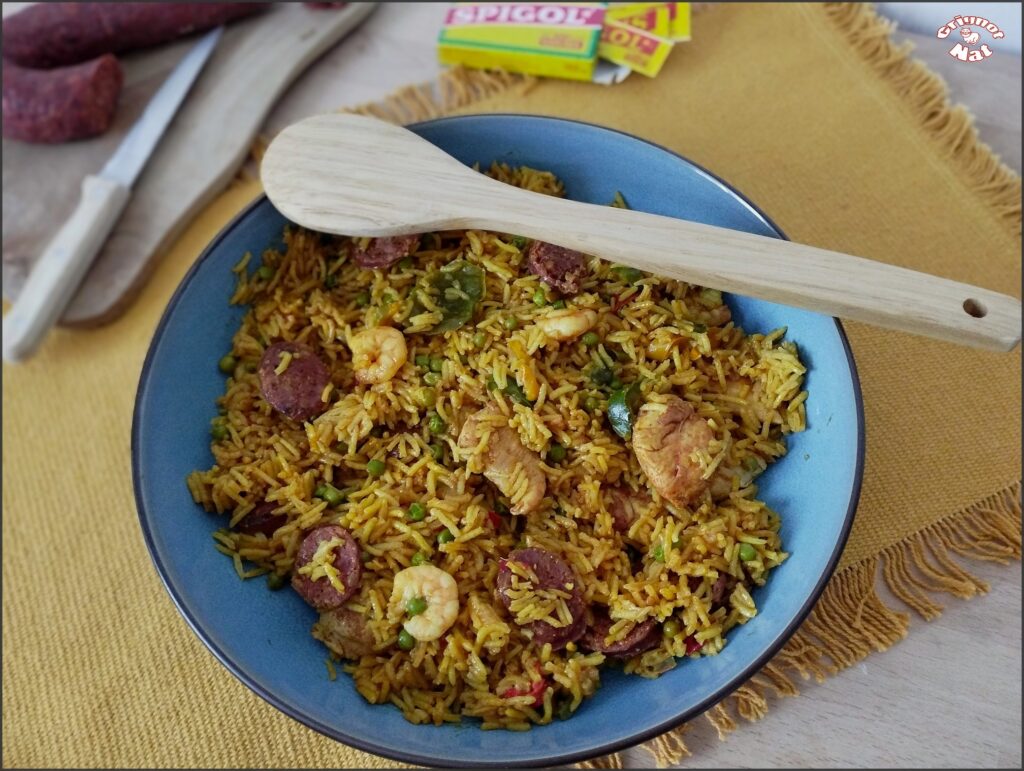 riz façon paella 3