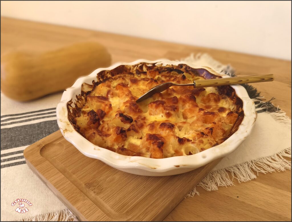 gratin de butternut patates douces et pommes de terre 2
