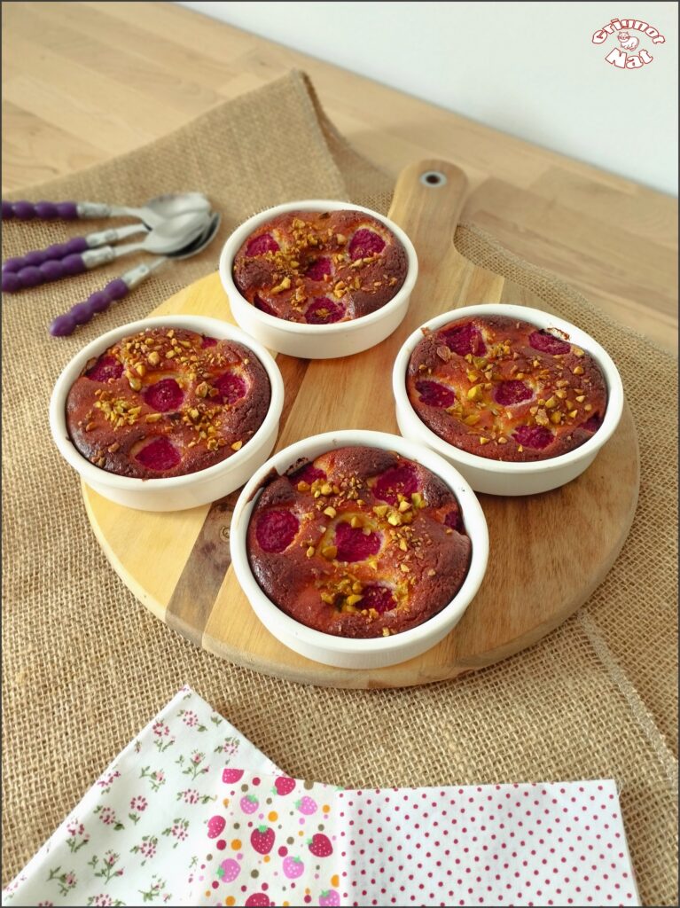 petits fondants framboises et amandes
